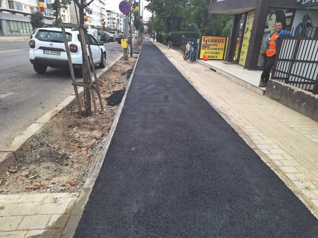 Alți aproape 9 kilometri de piste velo noi, în Bârlad!