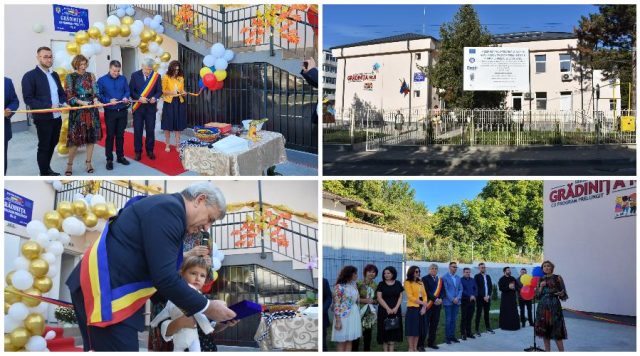 Prima grădiniță din Bârlad modernizată cu fonduri europene și-a deschis porțile! Grădinița nr. 8 începe anul școlar cu încă un corp de clădire