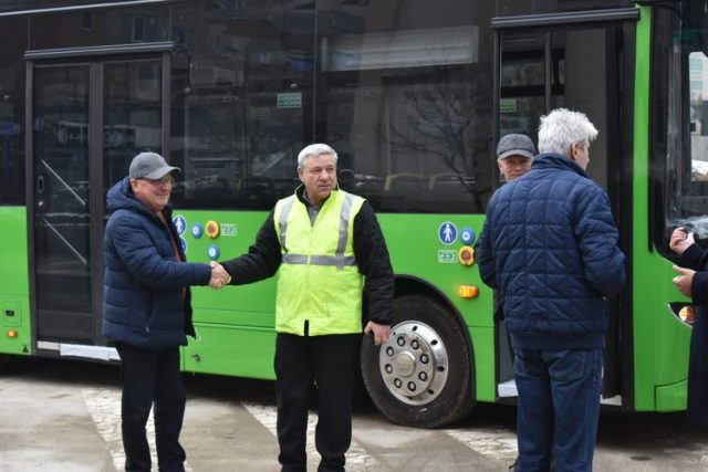 Cele zece autobuze electrice au intrat în probe