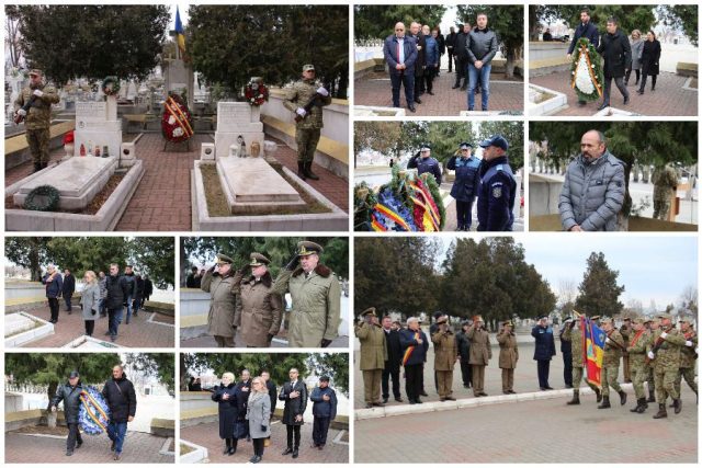 (FOTO/VIDEO) Ceremonial militar și religios pentru comemorarea eroilor Revoluției din 1989
