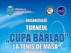 Ediția a II-a a Turneului ”Cupa Bârlad” la tenis de masă