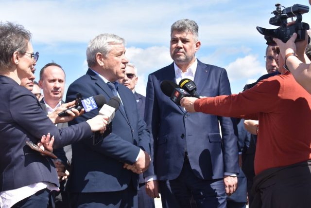 Premierul României, în vizită de lucru pe Varianta de Ocolire a Municipiului Bârlad