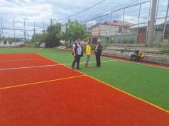 A fost inaugurat terenul de sport al Școlii ”Stroe Belloescu” Bârlad