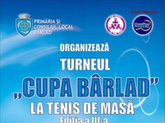 A treia ediție ”Cupa Bârlad” la Tenis de masă