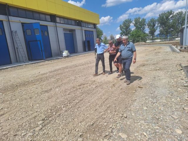 Lucrările la noua autobază a Bârladului, aproape de final