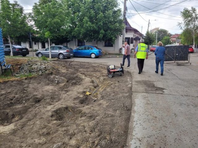 Lucrări de supralărgire a străzii Stroe S. Belloescu