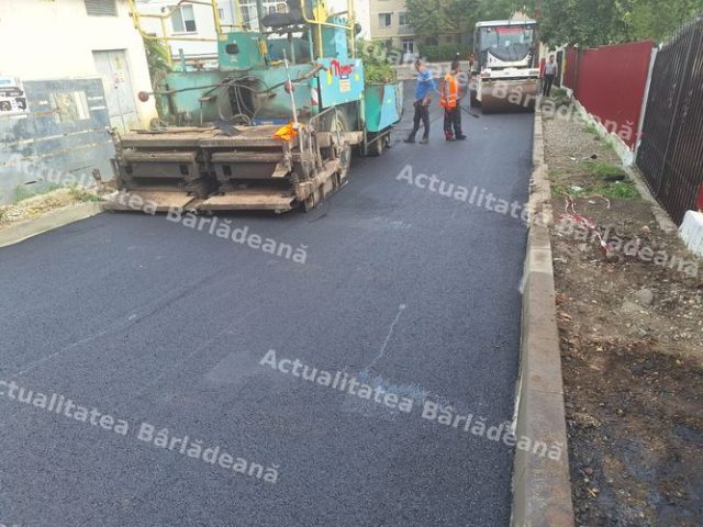 Strada Ion Creangă, complet asfaltată
