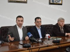 Bogdan Ivan, ministrul Economiei, și Ștefan-Radu Oprea, șeful Cancelariei Primului Ministru, în vizită la Bârlad