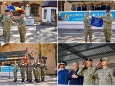 Primarul Dumitru Boroș, prezent la ceremonia de predare-primire a comenzii Regimentului 52 Artilerie ”General Alexandru Tell” Bârlad