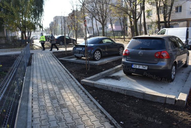 Peste 100 de noi locuri de parcare, în Bârlad
