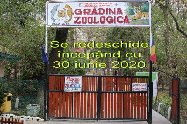 Se redeschide Grădina zoo din Bârlad!