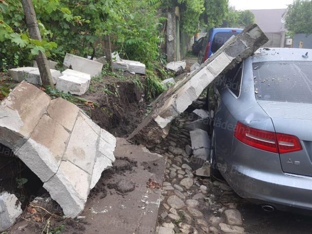 Pagube însemnate în urma ploilor din noaptea de 4 spre 5 august 2021