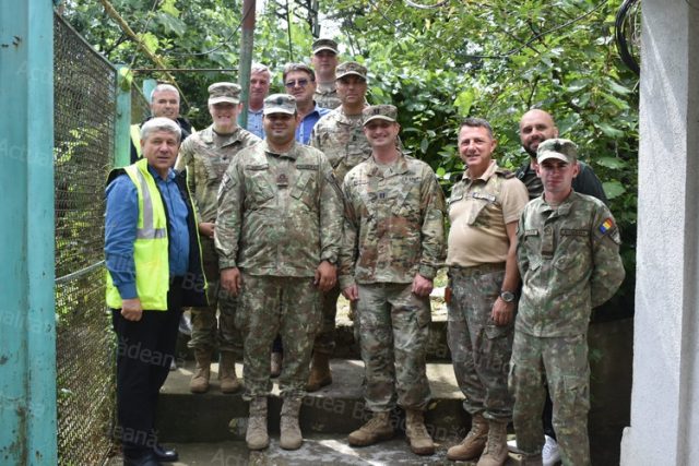 Delegație militară mixtă SUA – România, în vizită la Primăria Bârlad