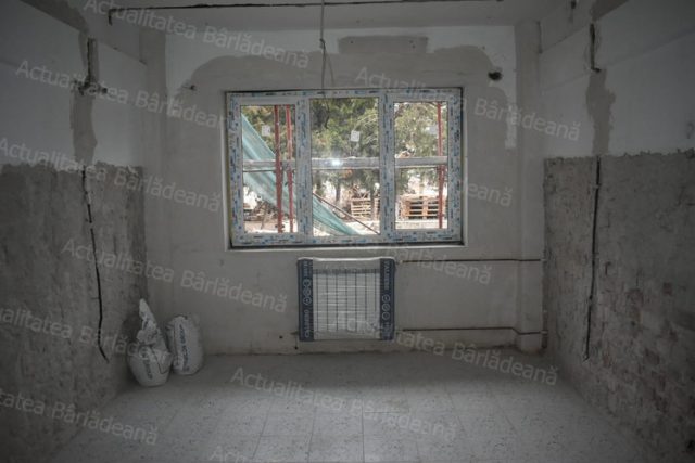 Lucrările de reabilitare a secției Pediatrie (Spitalul de copii), în plină desfășurare