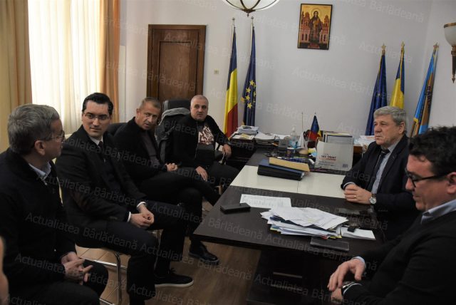 Președintele Federației Române de Fotbal, Răzvan Burleanu, în vizită la Bârlad
