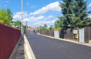 Străzile Păcii și Elena Doamna, asfaltate
