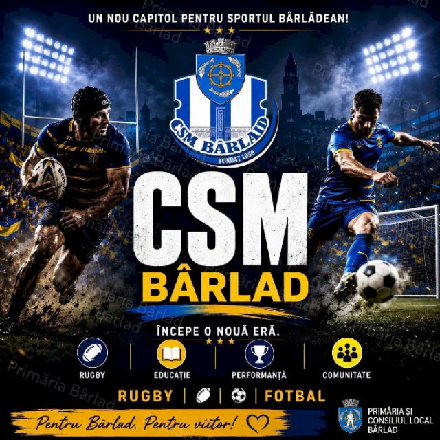 Consiliul Local Bârlad a aprobat regulamentul Clubului Sportiv Municipal