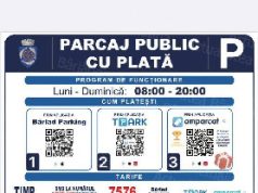 AU INTRAT ÎN FUNCȚIUNE PARCĂRILE PUBLICE CU PLATĂ