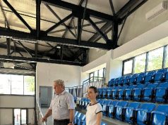 Sala de sport a orașului, aproape de finalizare. Andreea Răducan, vizită-surpriză