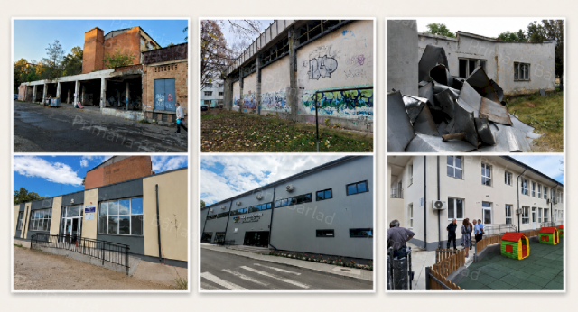 Din clădiri abandonate, un „triunghi al generațiilor”. Cum s-a transformat o zonă degradată a Bârladului