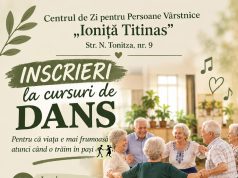 Curs gratuit de dans pentru seniorii din Bârlad. Încep înscrierile la Centrul de Zi „Ioniță Titinaș”