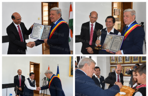 Bârladul consolidează legăturile cu India. Distincții onorifice pentru ambasadorul Manoj Kumar Mohapatra și Prof. Dr. Achyuta Samanta
