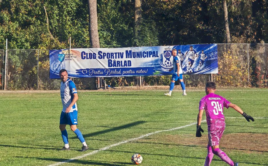 Victorie categorică: 9 – 1 pentru fotbaliștii de la CSM Bârlad, în meciul cu Viitorul Găgești