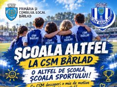”Școala Altfel” ajunge la CSM Bârlad. Elevii vor putea descoperi sportul direct pe stadion
