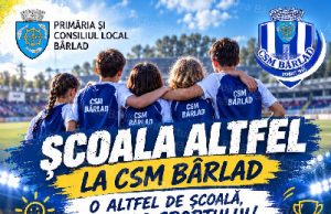 ”Școala Altfel” ajunge la CSM Bârlad. Elevii vor putea descoperi sportul direct pe stadion